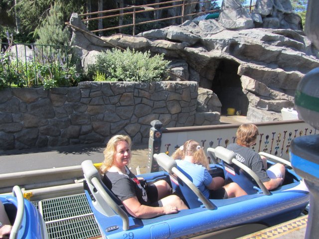 Lori, Missy and Jonny on Bobsleds