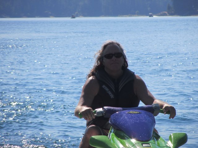 Dad on Jet Ski
