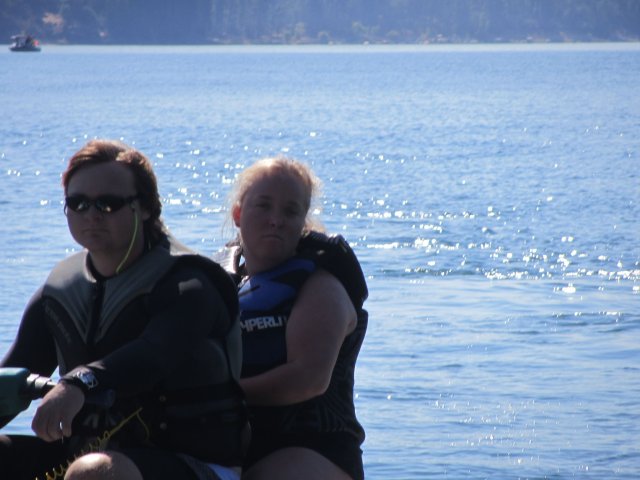 Jonny and Melissa on Sea Doo