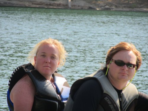 Jonny and Melissa on Sea Doo