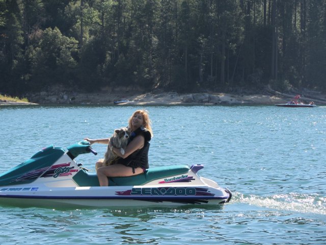 Kim and Zeke on Sea Doo