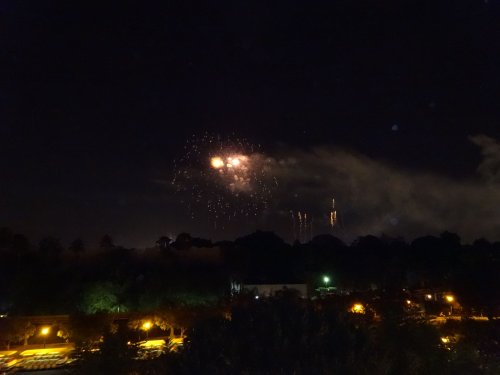 Fireworks at Disneyland