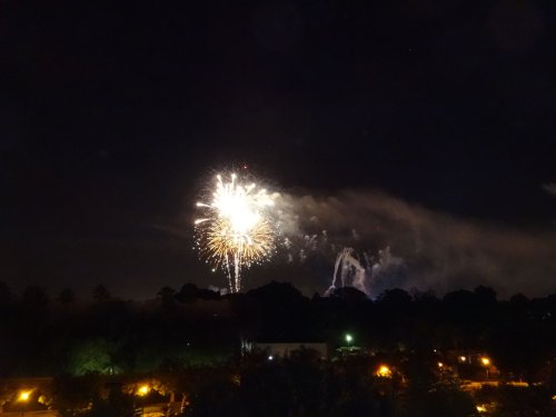 Fireworks at Disneyland