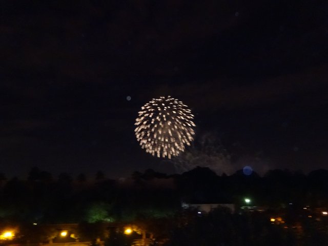 Fireworks at Disneyland