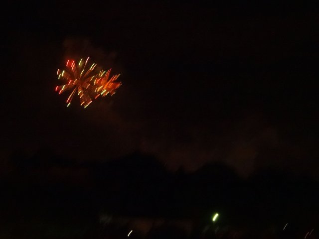 Fireworks at Disneyland
