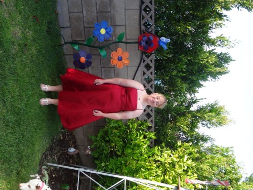 Melissa ready for the prom