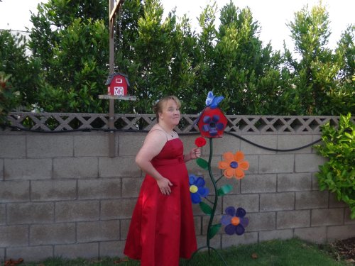 Melissa ready for the prom