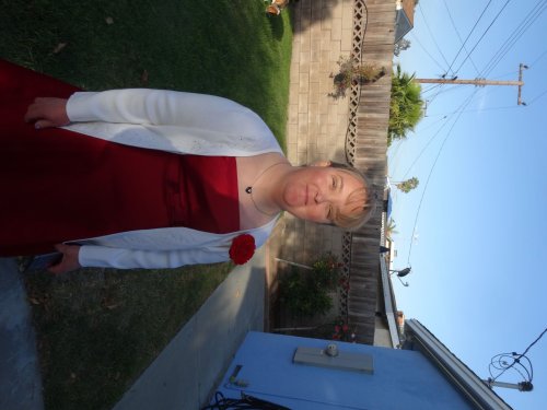 Melissa ready for the prom