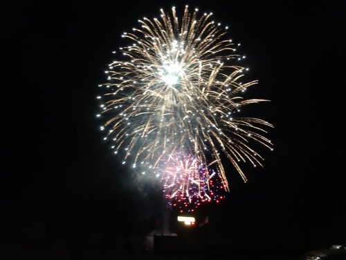 fireworks at Perris Auto Speedway