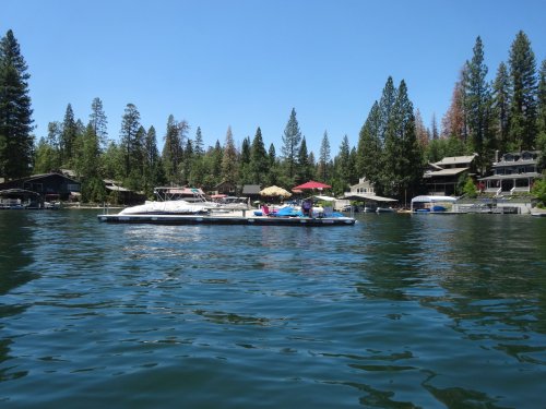 Family on the dock
