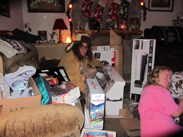 Dad and presents