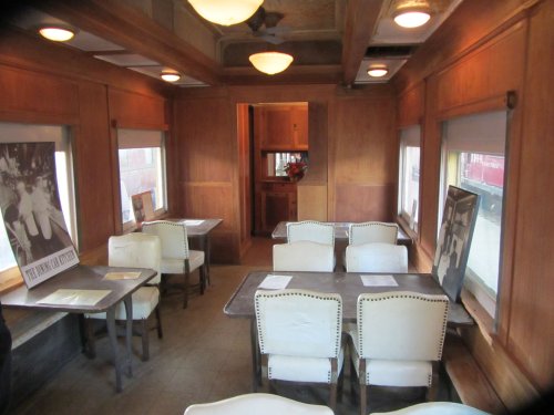 inside passenger car