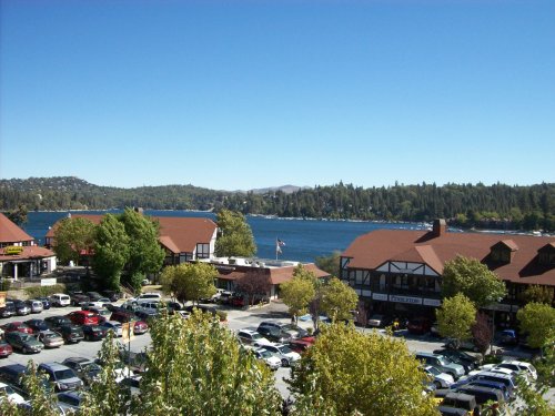 The view across the village 