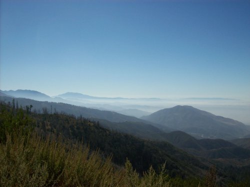 View from Rim of the World highway 