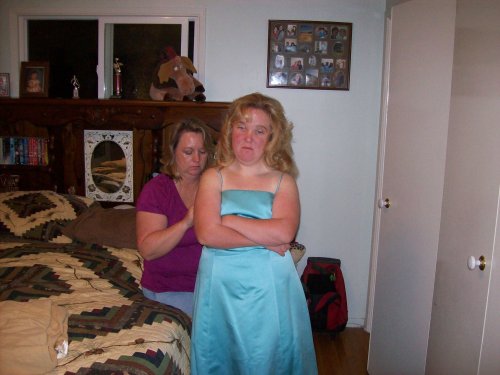 Mom preparing 