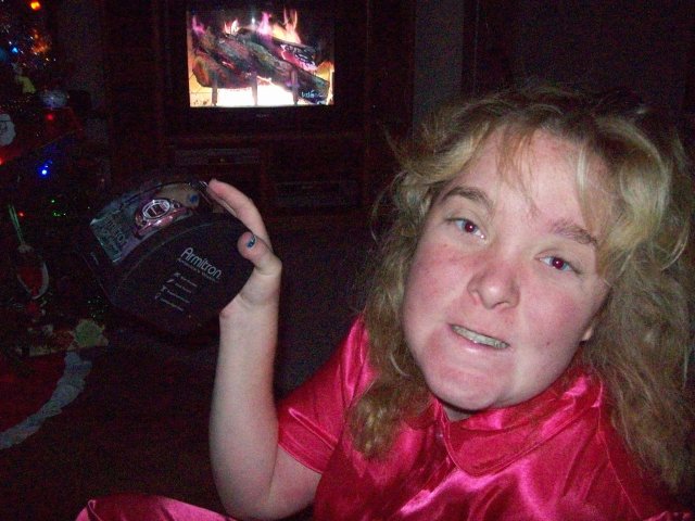 Melissa with new watch 