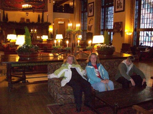 Melissa, Mom & Jonny at the Ahwahnee 