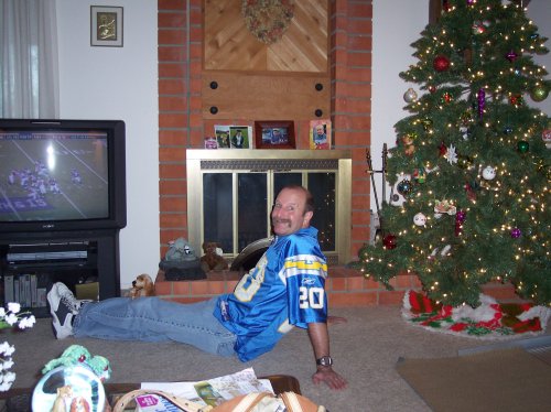 Martin relaxing 