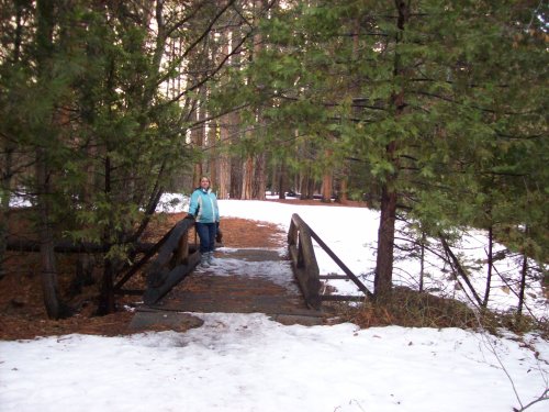 Lori on bridge 