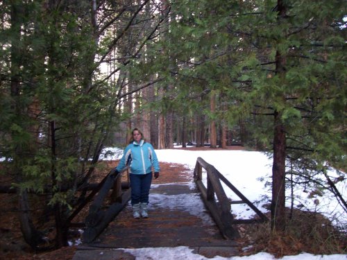 Lori on bridge 