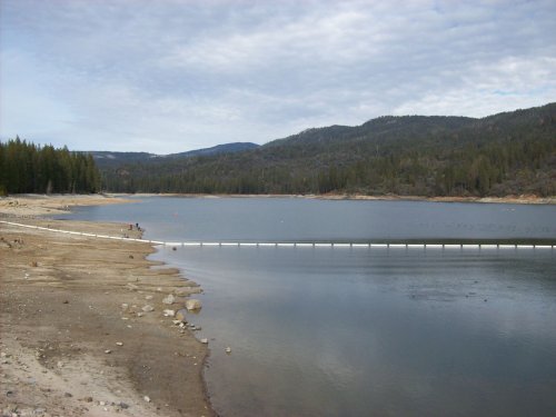 View of lake from the dam 