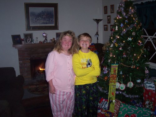 Melissa and Jonny ready to shred some wrappers 
