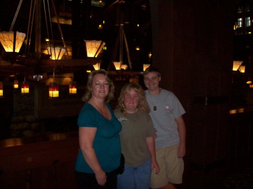 Family at the Disneyland Grand Californian 