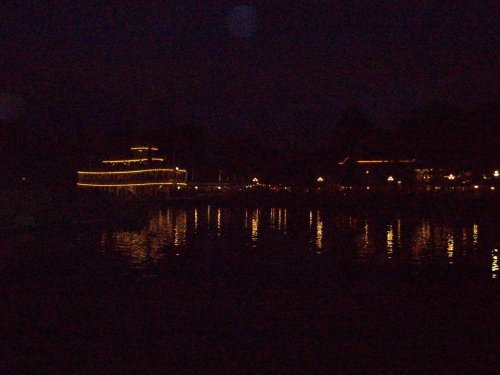 Mark Twain and Frontierland at Disneyland 