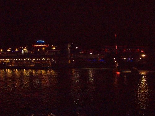 Tomorrowland at night 