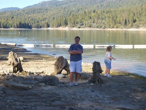Family throwing rocks 