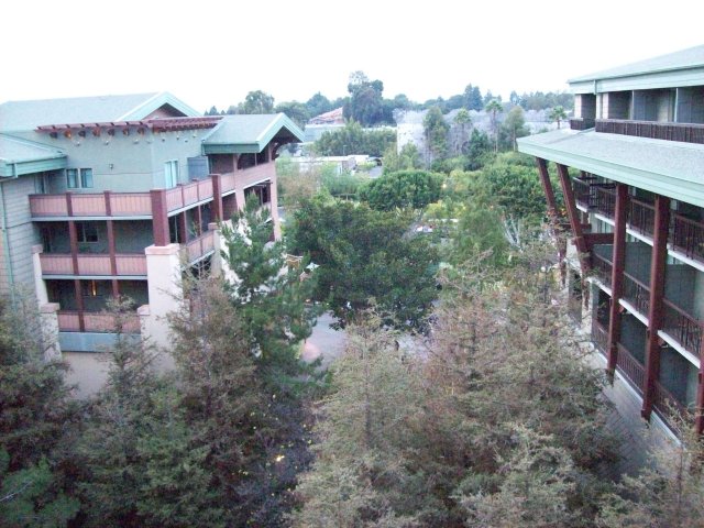 View from balcony of our hotel room 