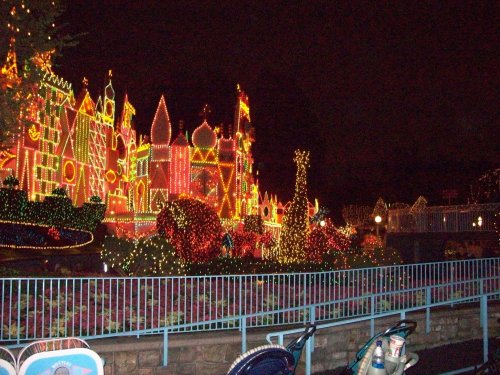 It's a Small World holiday decorations 