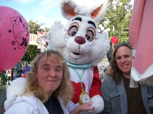 Melissa, dad, and the March Hare 