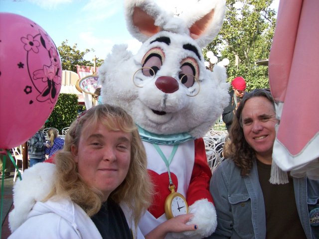 Melissa, dad, and the March Hare 