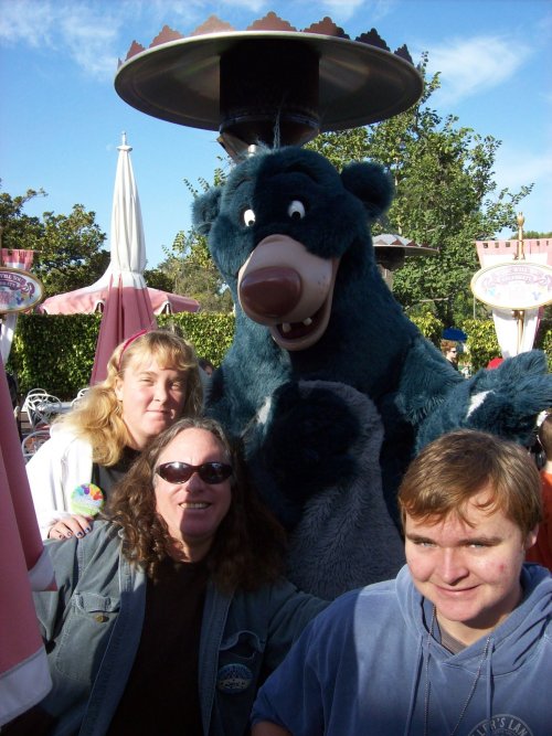 Melissa, Jonny, dad and Baloo 