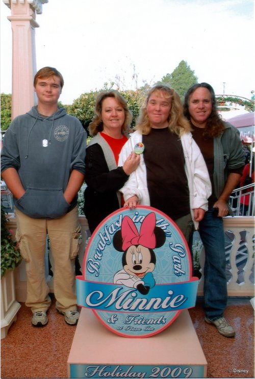 Family at Disneyland on dad's birthday 