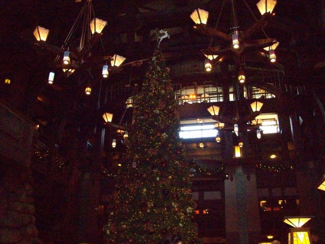 Christmas tree at Grand Californian 