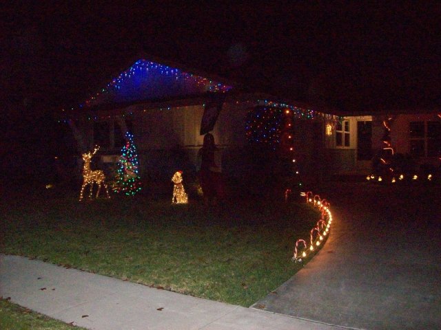 Jonny dispensing reindeer food 