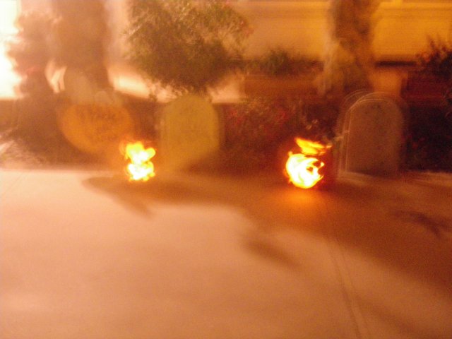 Pumpkins and other decorations 