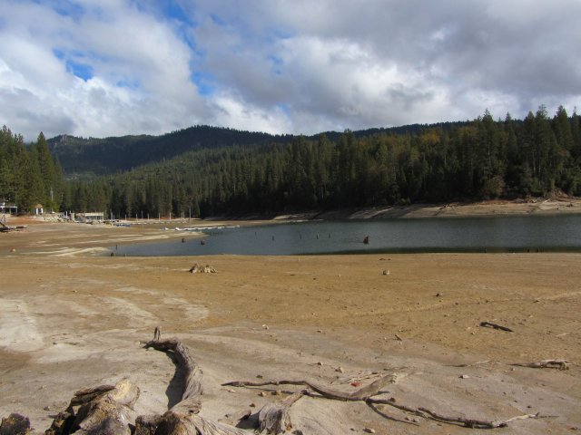 Low water level in Willow Cove 