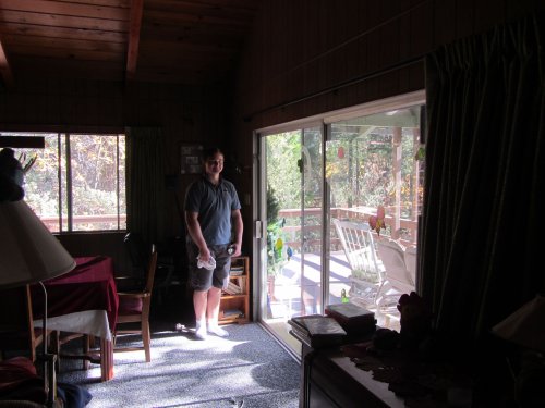 Jonny washing windows 