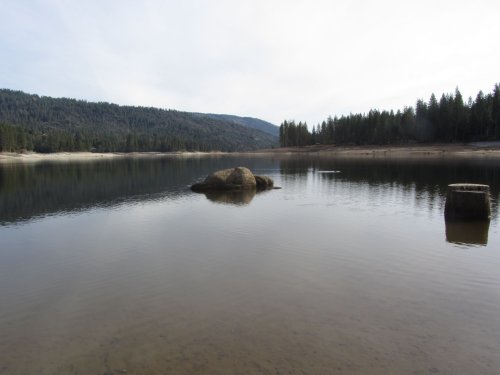 Low water at Bass Lake 