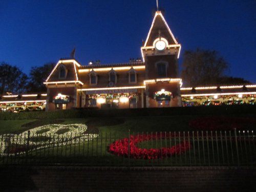 Main Street Station at Disneyland 