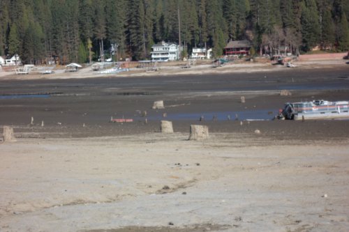 Low water level near the Forks 