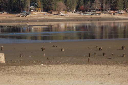 Low water level near the Forks 
