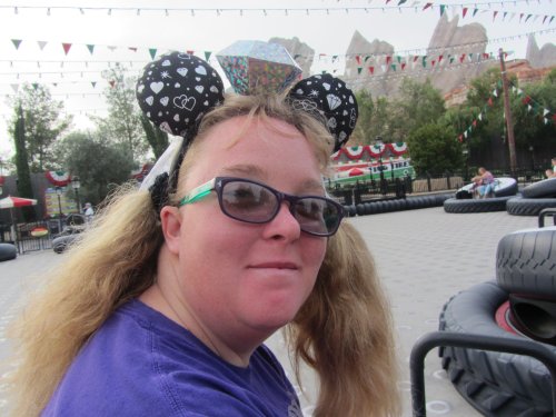 Missy looking cool 
