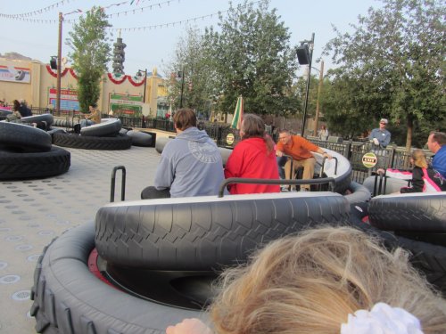 Family on ride