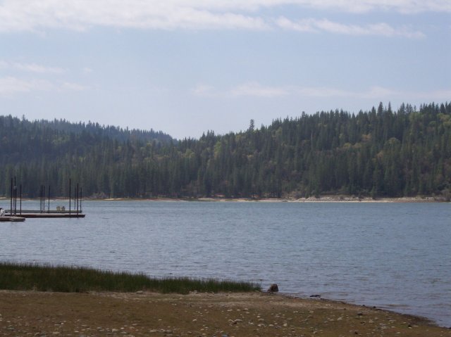 Looking south across Bass Lake 