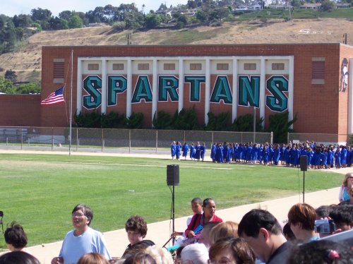 Melissa's 8th grade graduation 