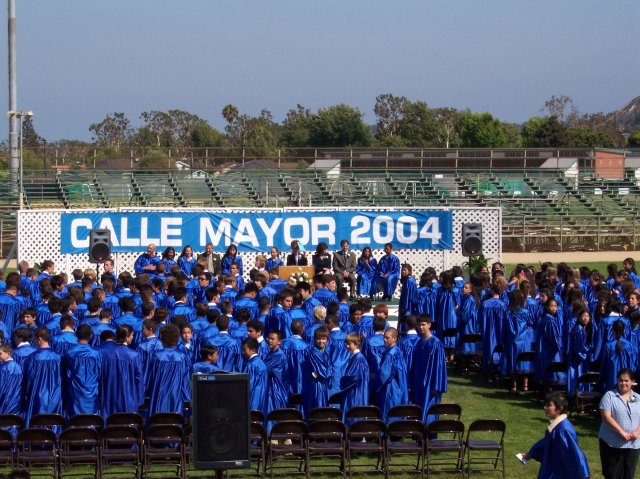 Melissa's 8th grade graduating class 